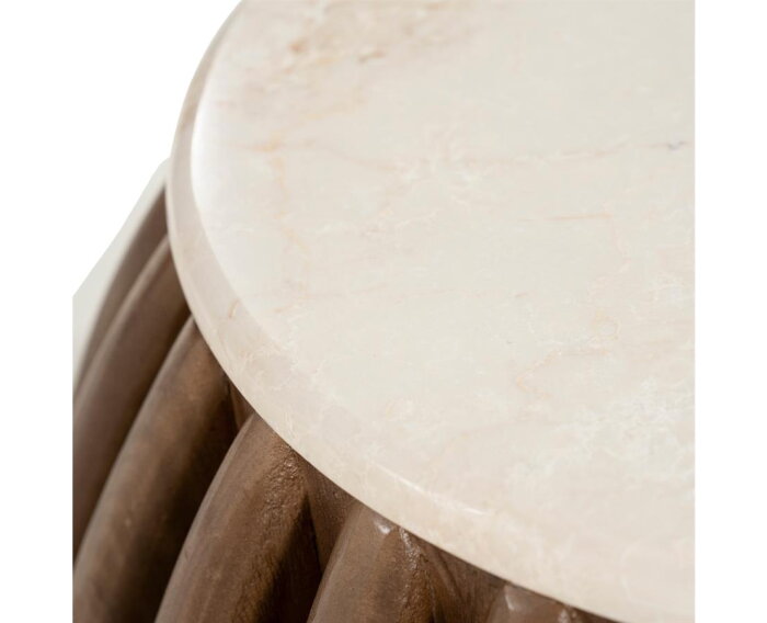 Bijzettafel Memphis 50x50cm - naturel | Eleonora