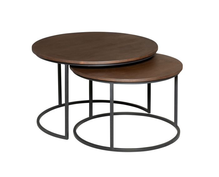 Salontafel Madison Brown | 70 cm | set van 2