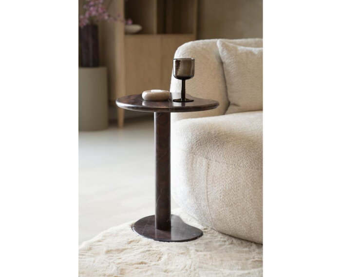 Side table Rosso 45.5x33cm - rood | BY-BOO