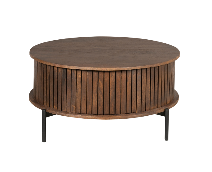 Salontafel Madison Brown | 80 cm | Rond