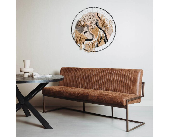 Eetkamerbank Ferro 135 cm - Licht bruin | Tower Living