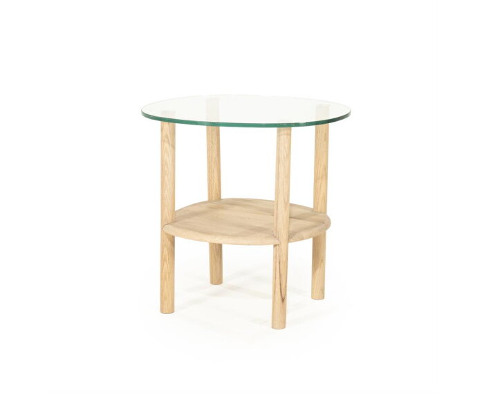 Bijzettafel Cleo 50x45cm - naturel | Eleonora