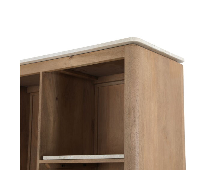 Bovenblad Vakkenkast XL Dallas Beige  Marmer