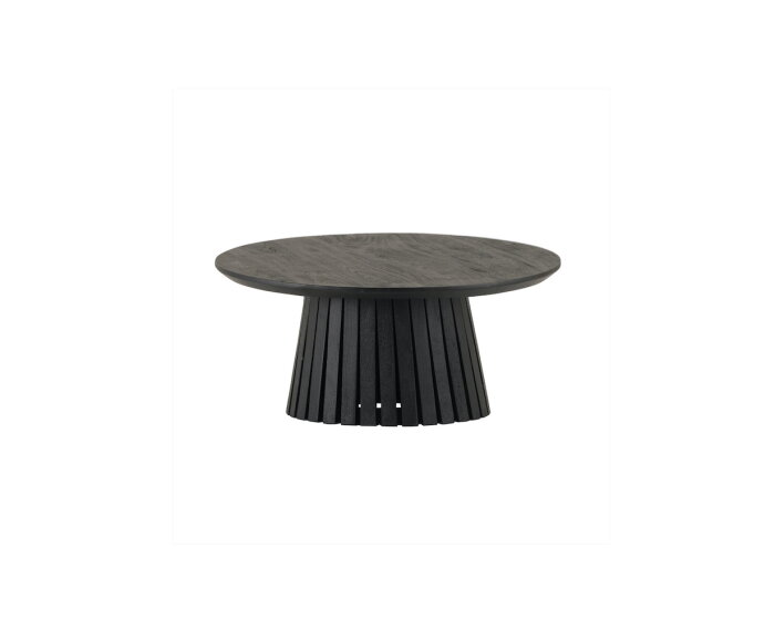 Salontafel Burundi Rond acacia 90 cm - Zwart