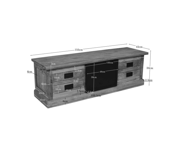 Tv meubel Noa | 155 cm