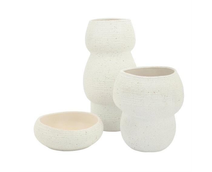 Vase Grava small - off white | BY-BOO