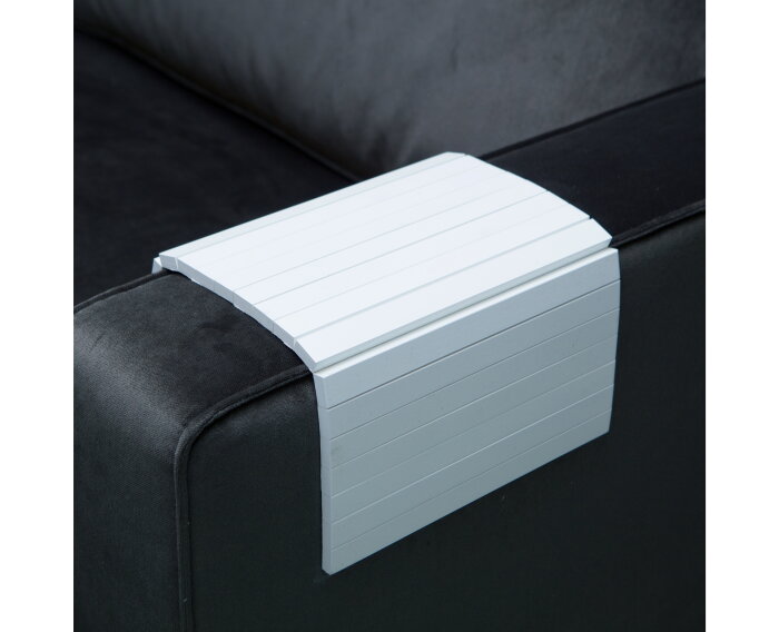 Armleuning Flexibel Dienblad Wit - M - WOOOD