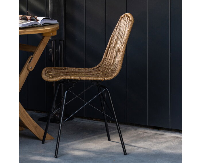 Set V 2 - Spun Stoel Naturel - BePureHome