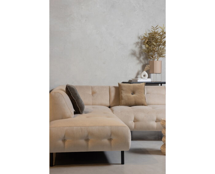 Arda Plantenpot Metaal Toffee Roze 40cm - WOOOD