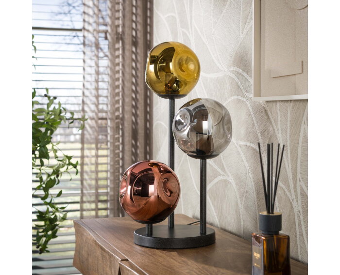 Tafellamp Stellar 3L - Artic zwart