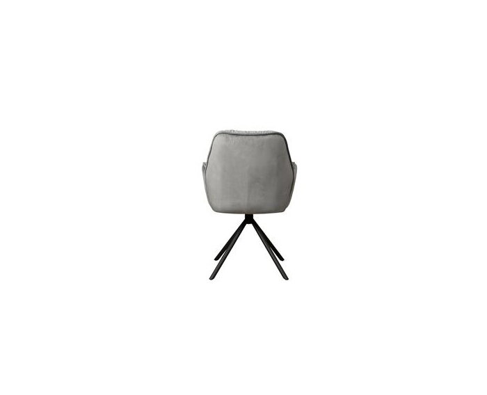 Palma Armstoel - fabric Bluvel 14 grey