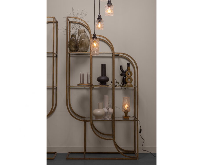 Toot Vaas Glas Sepia 35xØ21cm - BePureHome
