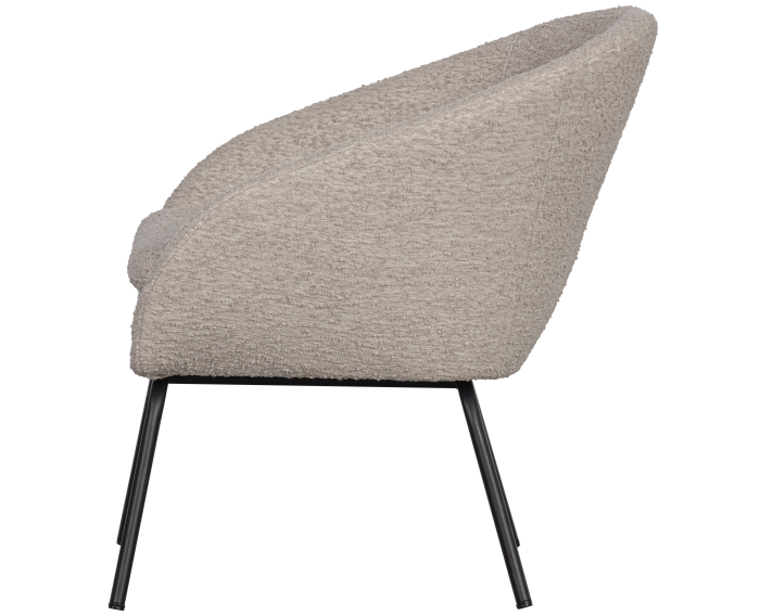 DITTE FAUTEUIL BOUCLE GREIGE - WOOOD