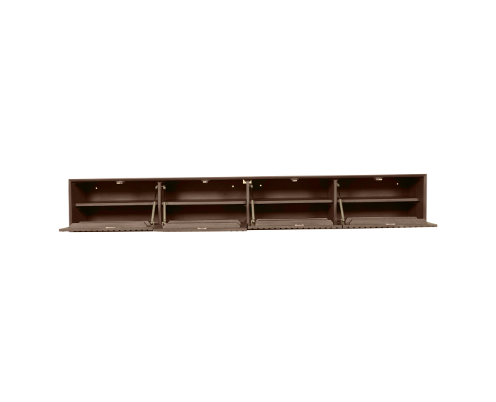 Zwevend tv meubel Madison Walnut | 240 cm