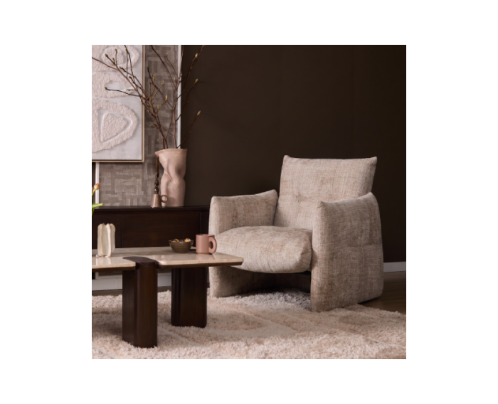 Fauteuil Lois Beige