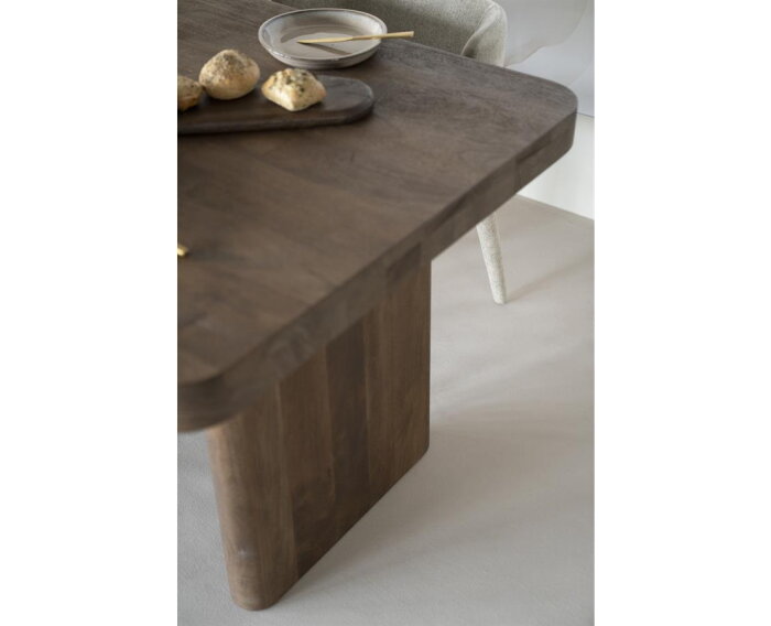 Eettafel Edward 240x100cm - bruin | Eleonora