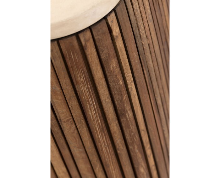 Hanging TV stand Lagoon large,37x220x35 cm, teakwood + mortex