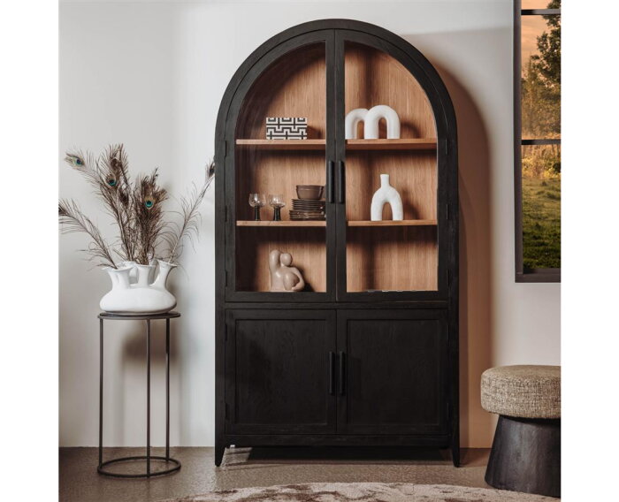 Buffetkast Rotondi 120 cm - Zwart | Tower living