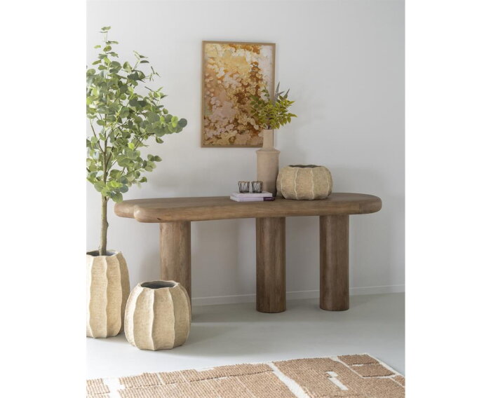 Sidetable Nigel 180x55cm - naturel | Eleonora