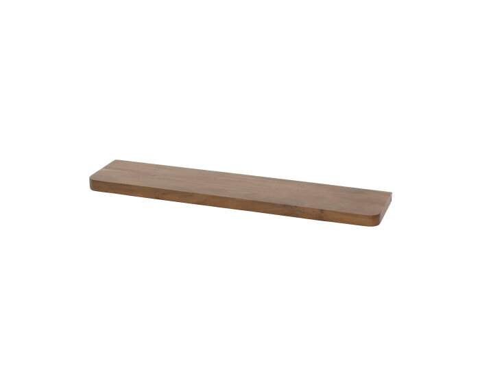 Wandplank 90 Carve - Massief acacia drift brown