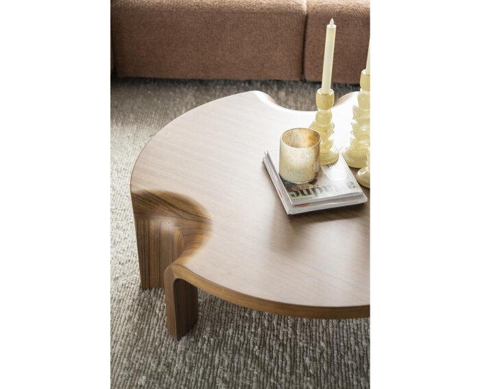 Salontafel Avar 110x110cm - bruin | Eleonora