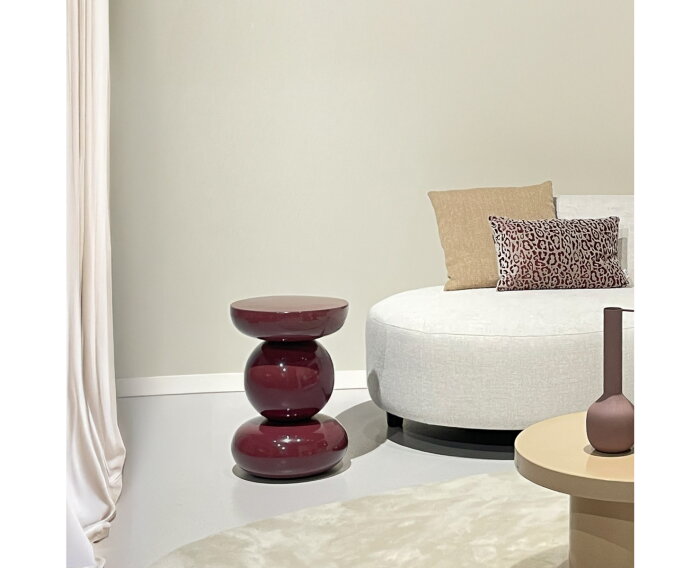 Bijzettafel Brix Dex Maroon