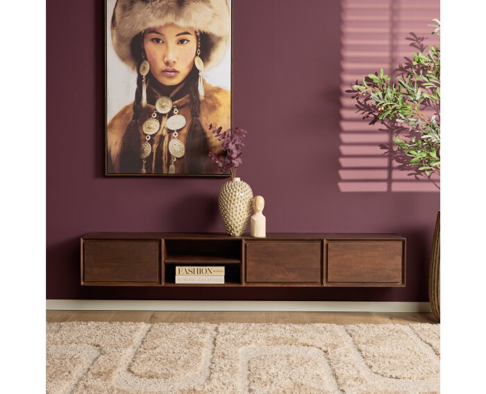 Zwevend tv meubel Ambiance Naturel | 120 cm