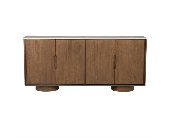Dressoir Leandro 180x44cm - bruin | Eleonora