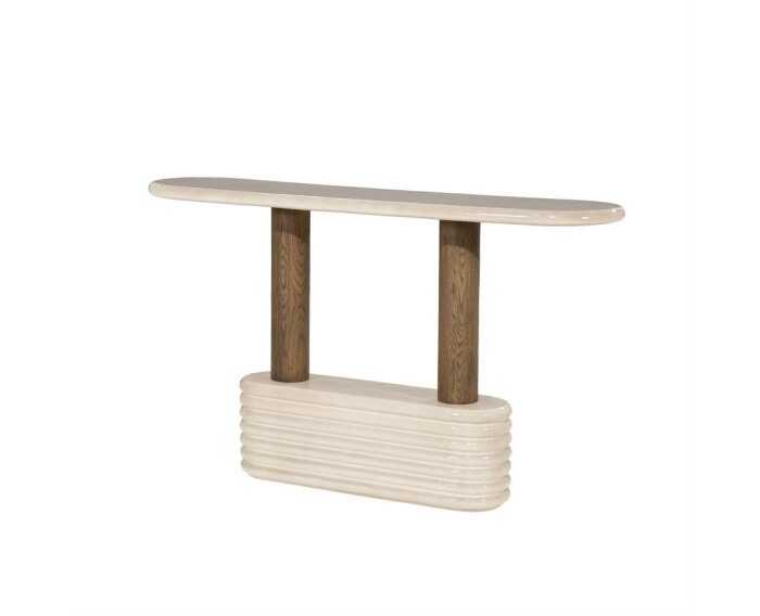 Sidetable Kyan 130x32cm - beige | Eleonora