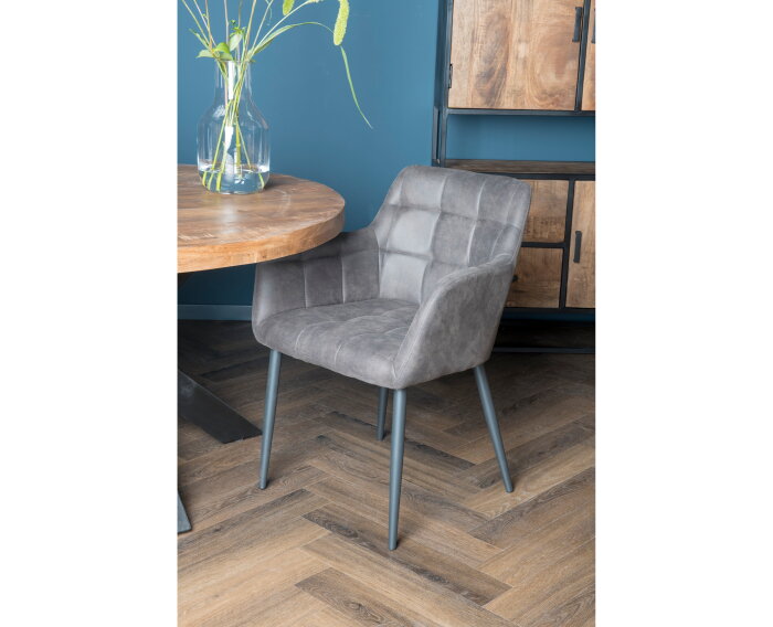 Eetkamerstoel Bronco | Antraciet | Livingfurn