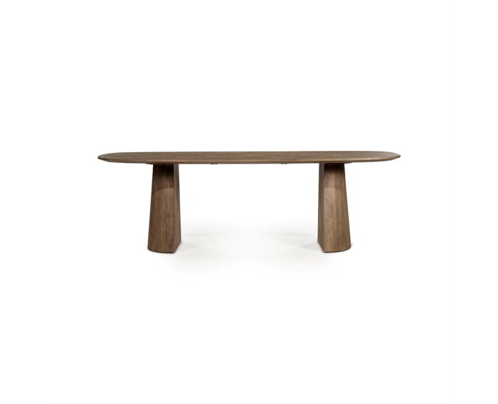Eettafel Lune 240x105cm - lichtbruin | Eleonora