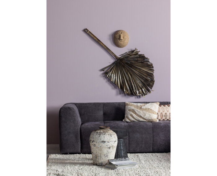 Mask Wanddeco Papier Mache Bruin Melange - BePureHome