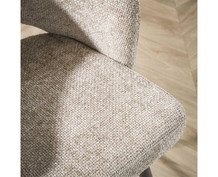 Barstoel boucle salon. VPE2 - Tissee cargo zandkleur