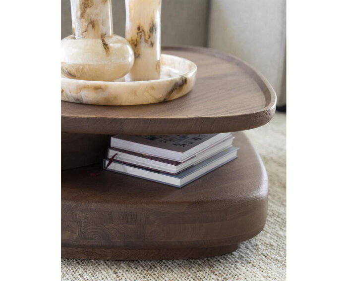 Salontafel Nino 80x80cm - bruin | Eleonora