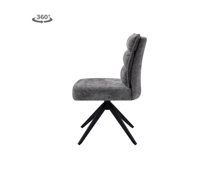 Rosora Stoel - HZ6068-85 grey (draaibaar)