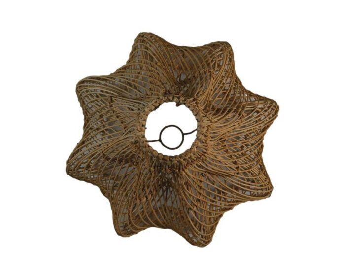 HSM Collection-Hanglamp Star-120x120x110-Naturel-Rotan