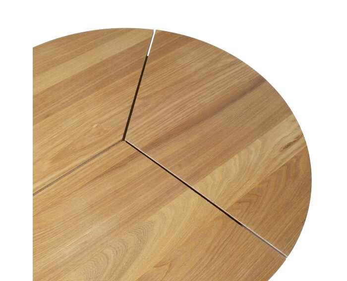 Rodi Bijzettafel L Hout/metaal Bruin 38xØ60 - WOOOD