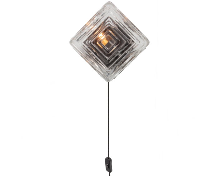 Piazza Vierkant Wandlamp Glas - BePureHome