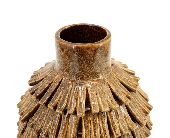 Vase Frappe large - bruin | BY-BOO