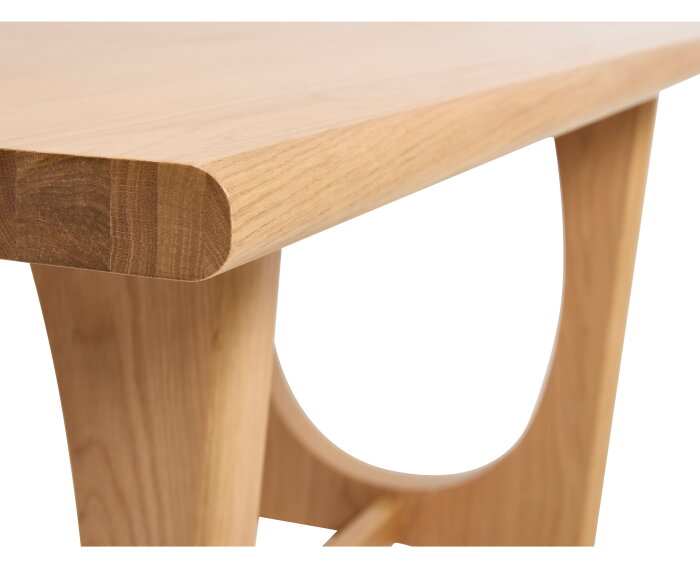 Eettafel Flow eikenhout 95x180 CM