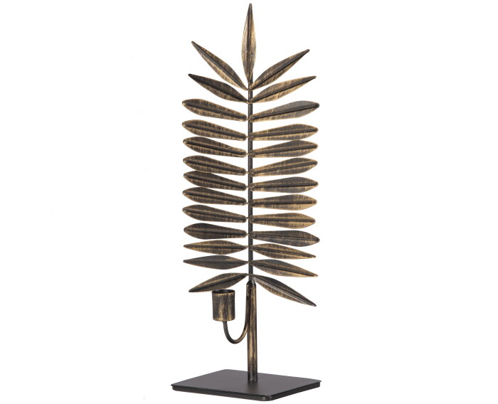Set V 2 - Reef Kandelaren Metaal Brass - BePureHome