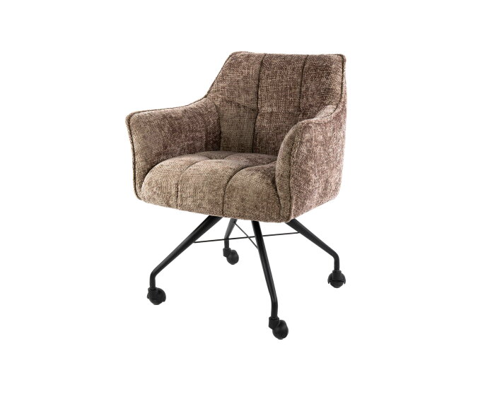 Armstoel wieltjes Raster VPE2 - Rich champagne