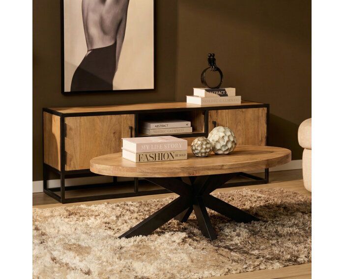 Salontafel Dakota | 130 cm | Ovaal