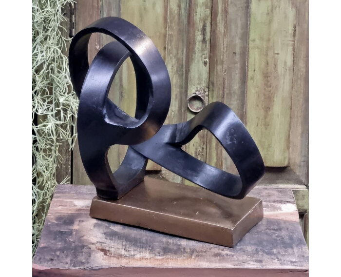 Antique Brass Sculpture Bronze Base