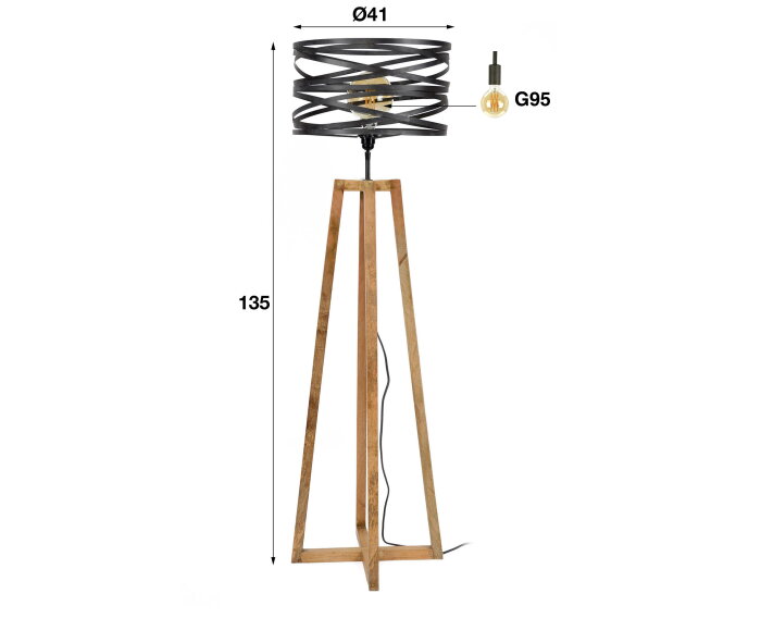 Vloerlamp Twist | Ray