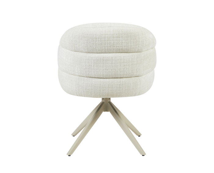 Eetkamerstoel Bella | Off White | Poot Sand | Met armleuning