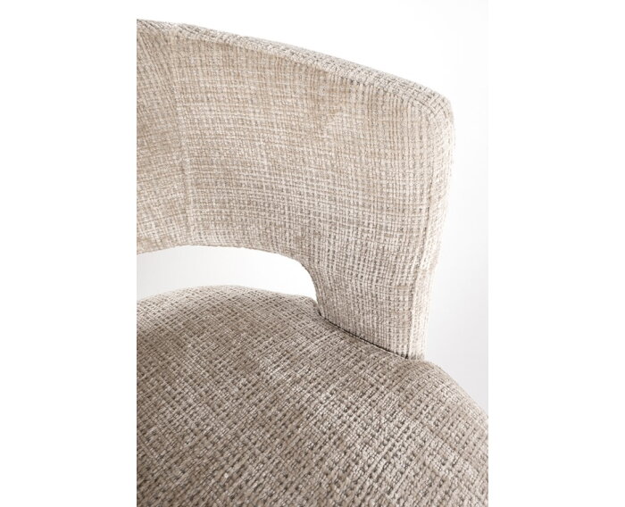 Bruce barstoel - draaipoot 360 - Cremona - Natural 02 - Unique Collection