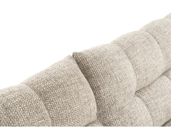 SEVN Violette modulaire U-bank - Silencio Taupe - 398x250 cm - zelf samen te stellen