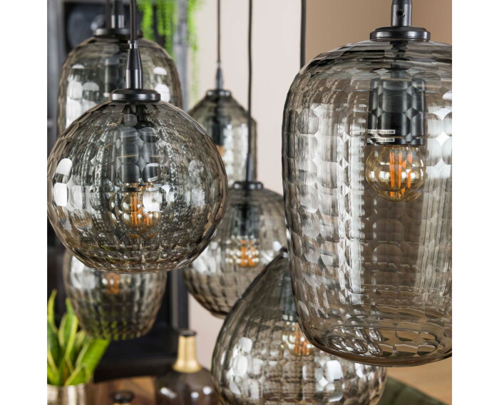 Hanglamp Hexagon | 7 lampen