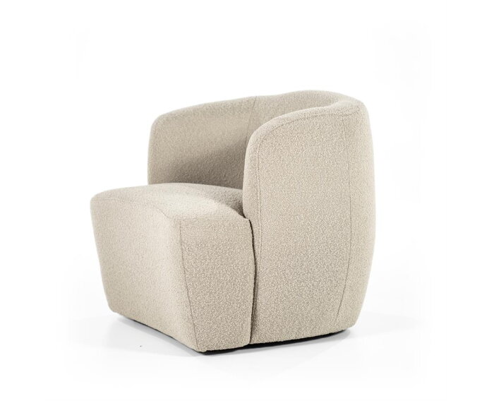 Fauteuil Charlotte - taupe | Eleonora